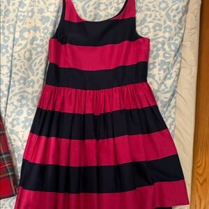 Ralph Lauren Pink and Navy Striped Kids Dress